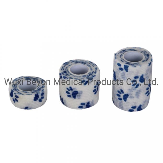 Multi Prints Manufacturer Wholesale Vet Cohesive Flexible Animal Bandage