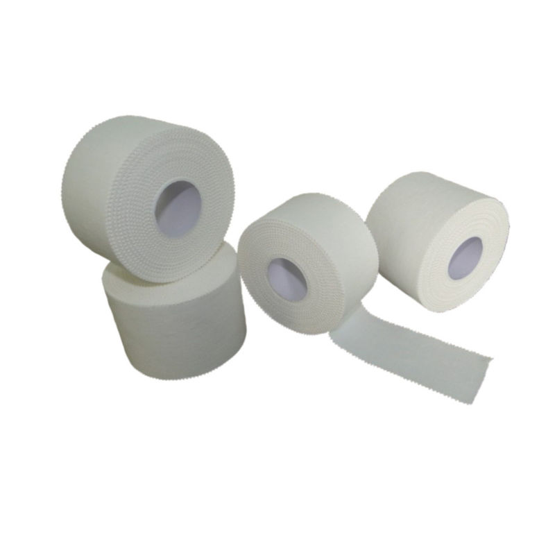 White 100 Cotton Sports Tape Durable Stickness