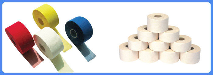 Athletic Rigid Cloth Cotton Sports Tape CE Strapping Hand Tear