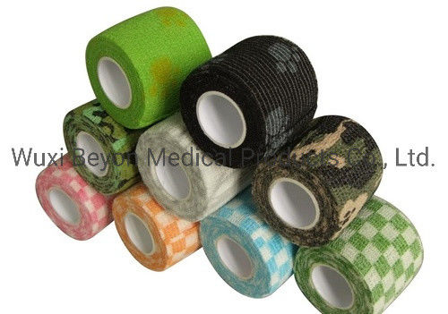 2.5 Cm OEM Cohesive Bandage Flexible Wrap Self-Adhesive Bandage