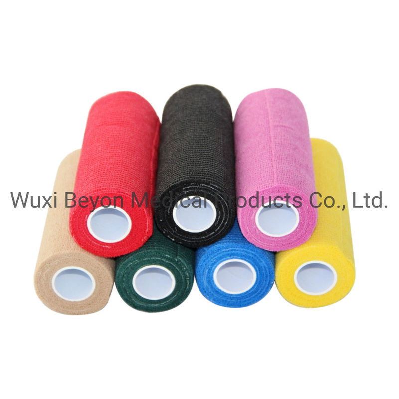Physical Non Woven Cohesive Bandage Cohesive Wrap Equine Pet Flexible Printed