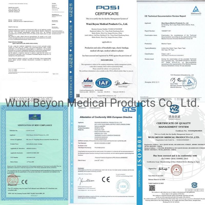 White OEM Cohesive Bandage Private Logo Wrap Cohesive Flexible Bandage