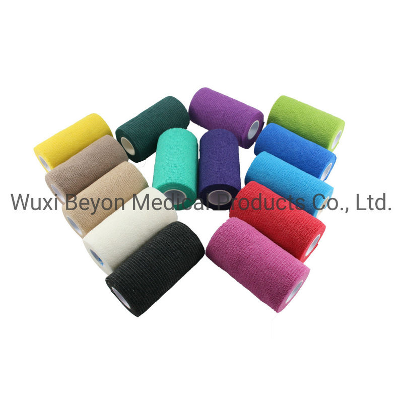 2.5 Cm OEM Cohesive Bandage Flexible Wrap Self-Adhesive Bandage